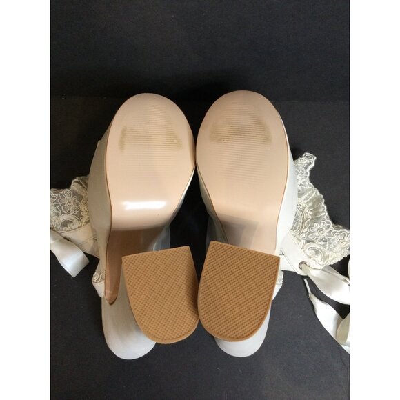 Widow Lace Platform Heels Size 8 M Coquette Romantic Goth Fairy Whimsigoth - Picture 4 of 11